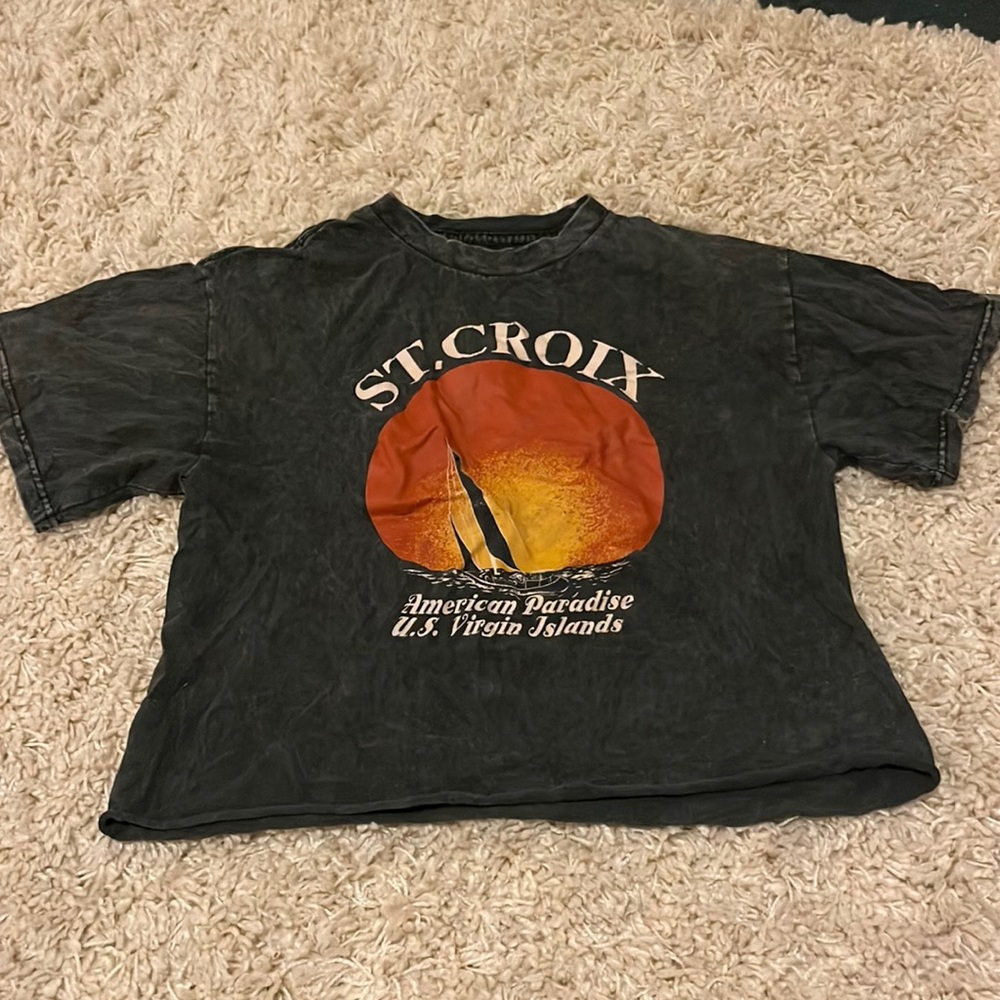 Distressed Brandy Melville Graphic Tee